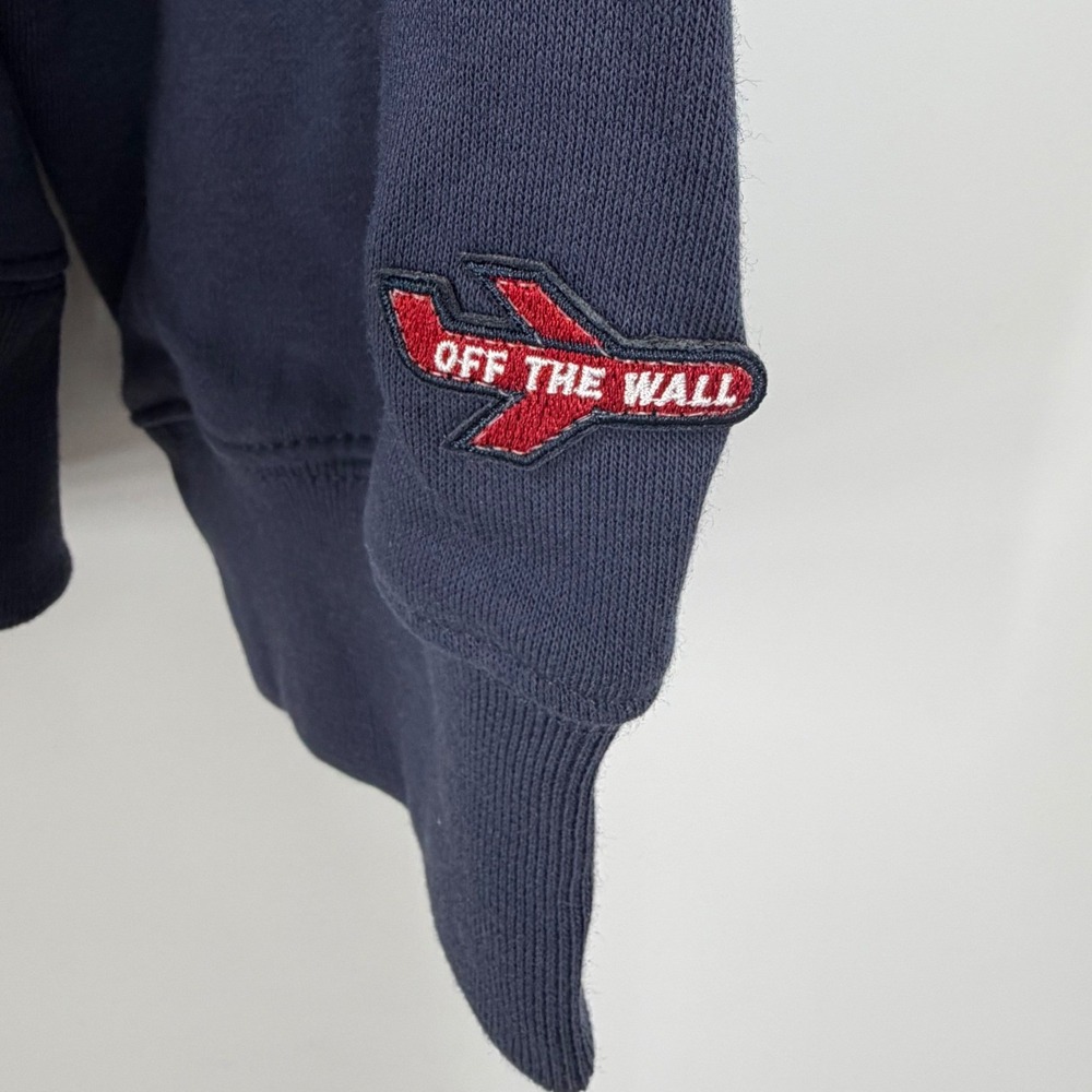 Vans Off The Wall Nonstop Pullover Hoodie Navy Blue Men's Size XL NEW - Picture 4 of 9